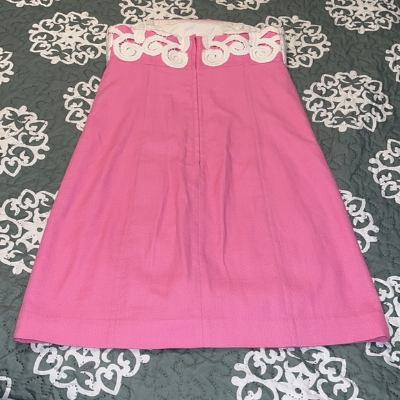 Lilly Pulitzer Pink Strapless Dress - Picture 3 of 7